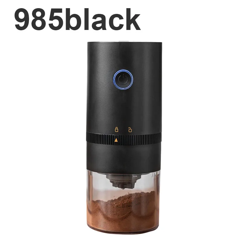 

Портативная электрическая кофемолка с длительным сроком службы и USB-зарядкой, регулируемая керамическая шлифовальная кофемолка