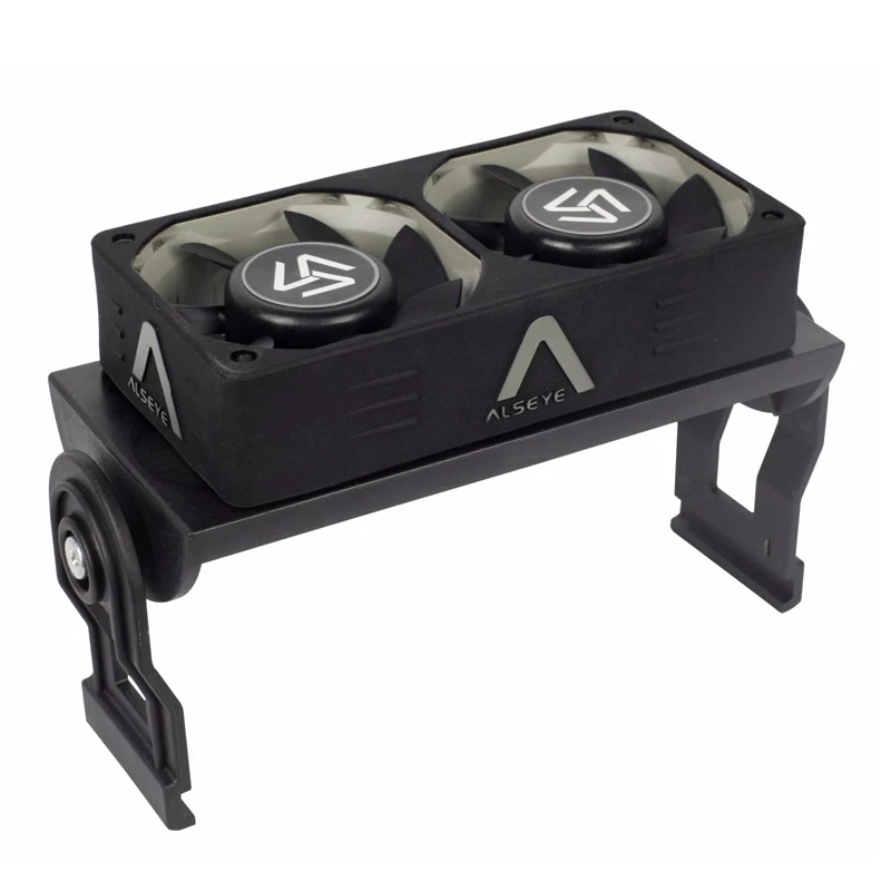 Кулер для оперативной памяти ALSEYE белый 60 мм с двумя вентиляторами ШИМ 1200-2000 об/мин