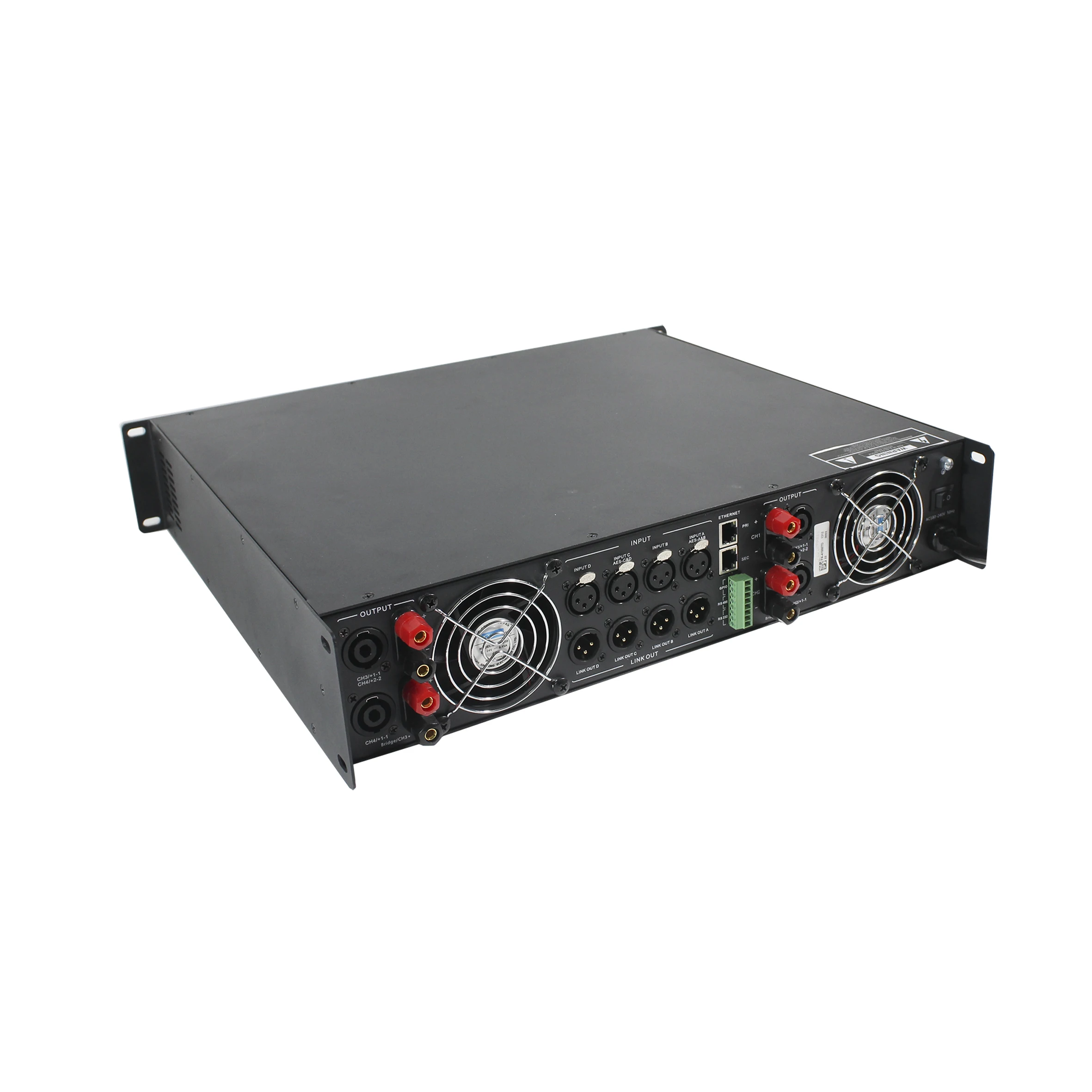 Новый дизайн Aliexpress: профессиональный усилитель мощности класса D 4*1500W DSP 1U с 4,3-дюймовым сенсорным IPS-экраном (art.: 3920da75907d8) - 3920da75907d8