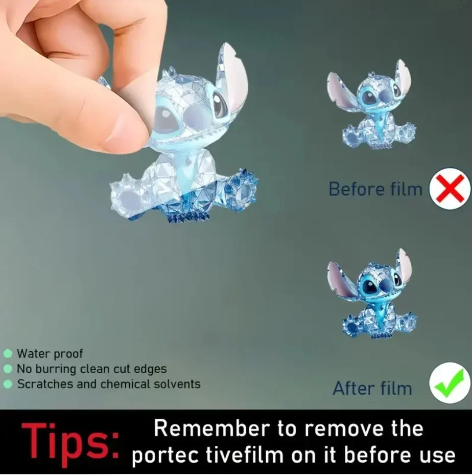 Подвеска Disney Kawaii Stitch 2D автомобильное акриловое украшение детская школьная сумка