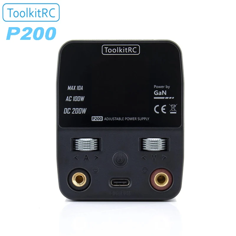 ToolkitRC P200 мини высокой мощности Регулируемый Настольный источник питания