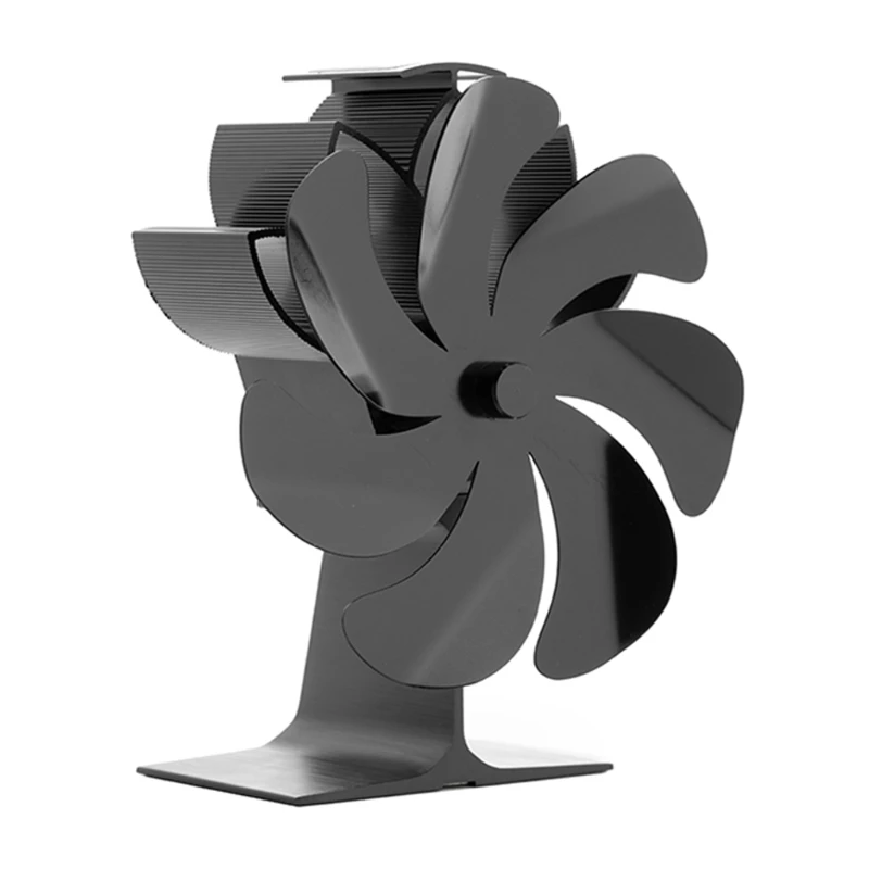 

Updated SF510G Heat Powered Stove Fan for Home Wood Log Burning Fireplace Warm Air Efficient Heat Distribution M4YD