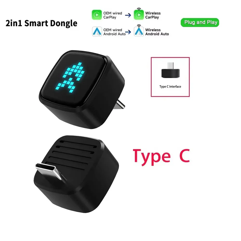 

Беспроводной Адаптер Skilldrive 2026 Ultra Mini CarPlay AI Smart Box Для Android Auto И CarPlay Для Автомобилей