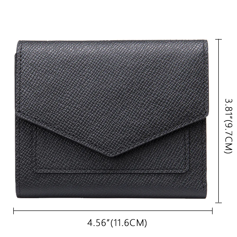 Женский кошелек для кредитных карт маленький s-образный кожаный держатель женщин