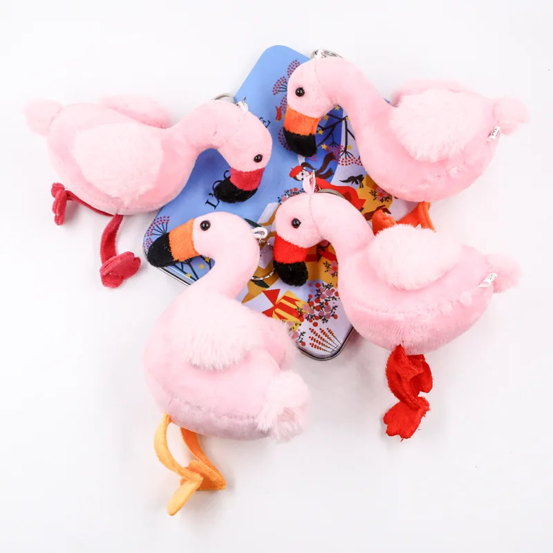 

New 14cm Cute Paula Flamingo Plush Toy, Kawaii Room Decor Keychain Pendant, Birthday Gift