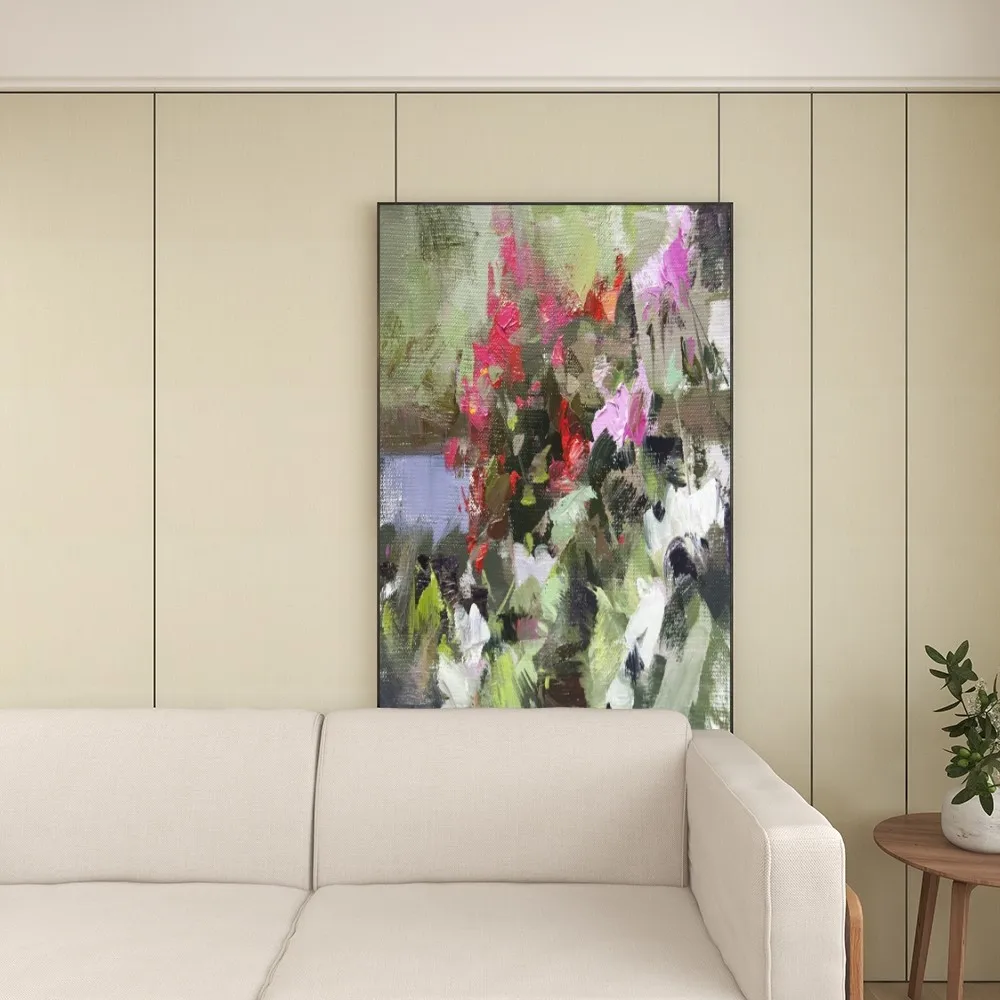 

Little Flower Oil Painting 100% Handmade Oil Painting Art Living Room Home Decor Wall Art