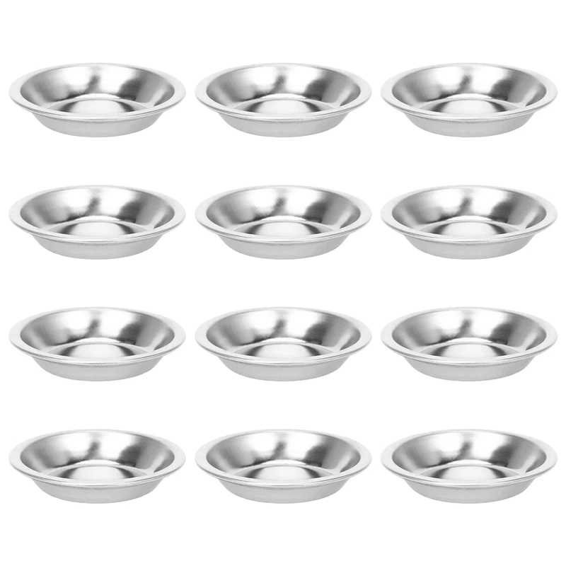 

12 шт., цветовая палитра из нержавеющей стали, Тонизирующая палитра для смешивания цветов, масла, искусственная краска 5 см