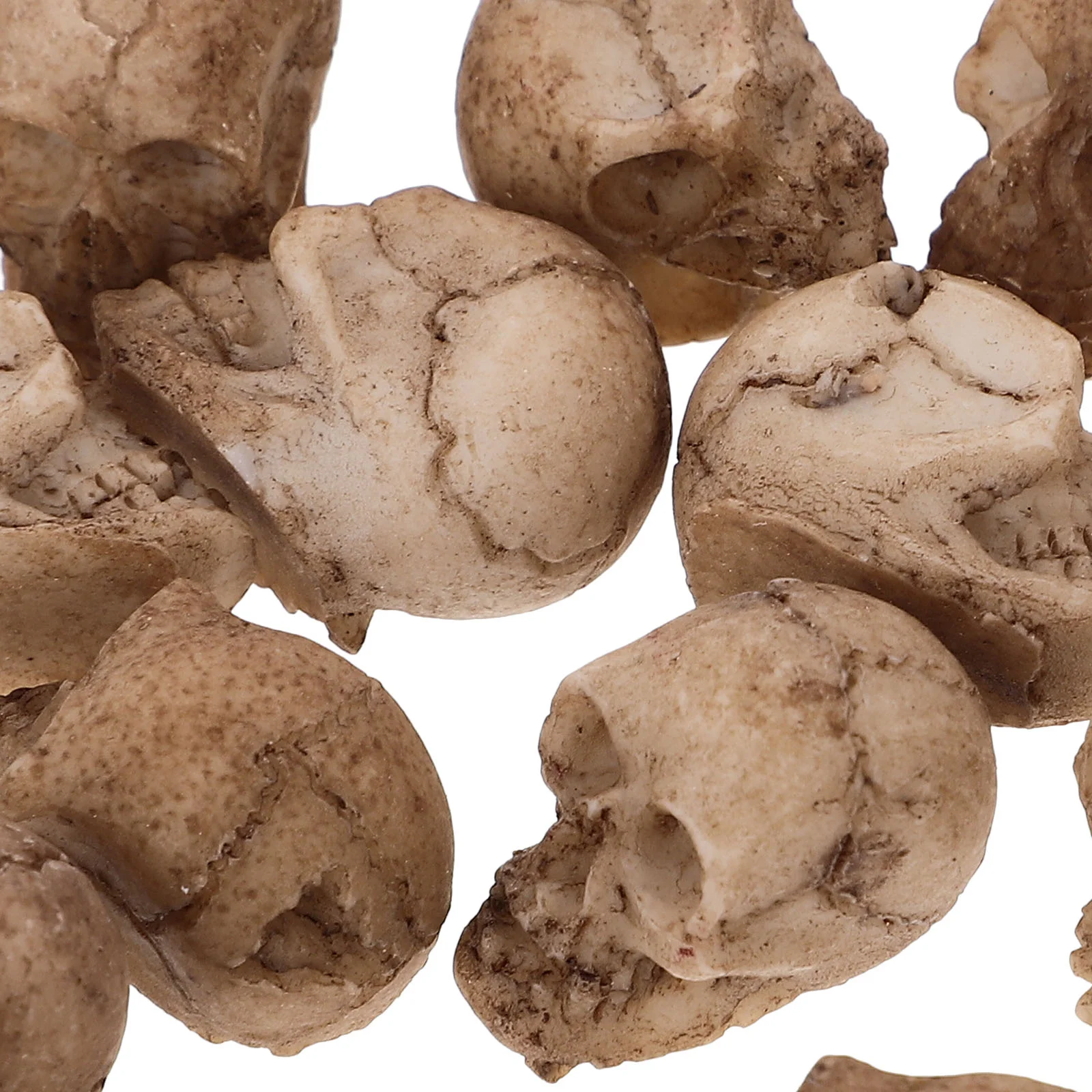 Череп из смолы маленькая ползучая голова хитрая игрушка страшный реквизит