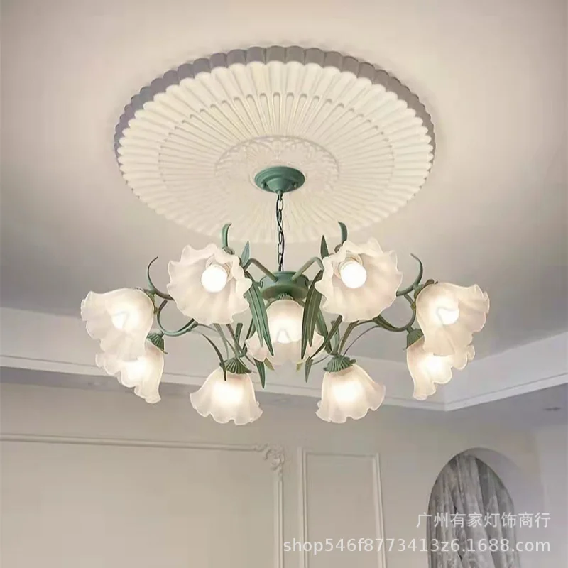 

Nordic restaurant glass chandelier simple creative designer table bar cafe art chandelier