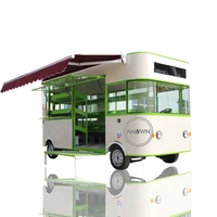 OEM Mobile Electric Food Truck with CE Certification Vegetable Vending Kiosk Cart Fruit Trailer for Sale Breakfast