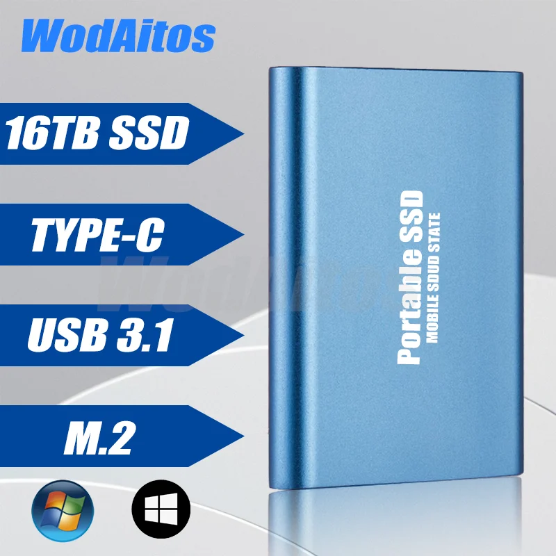 

SSD высокоскоростной мобильный твердотельный накопитель, жесткий диск для ноутбука, устройство хранения, оригинальный внешний жесткий диск ...