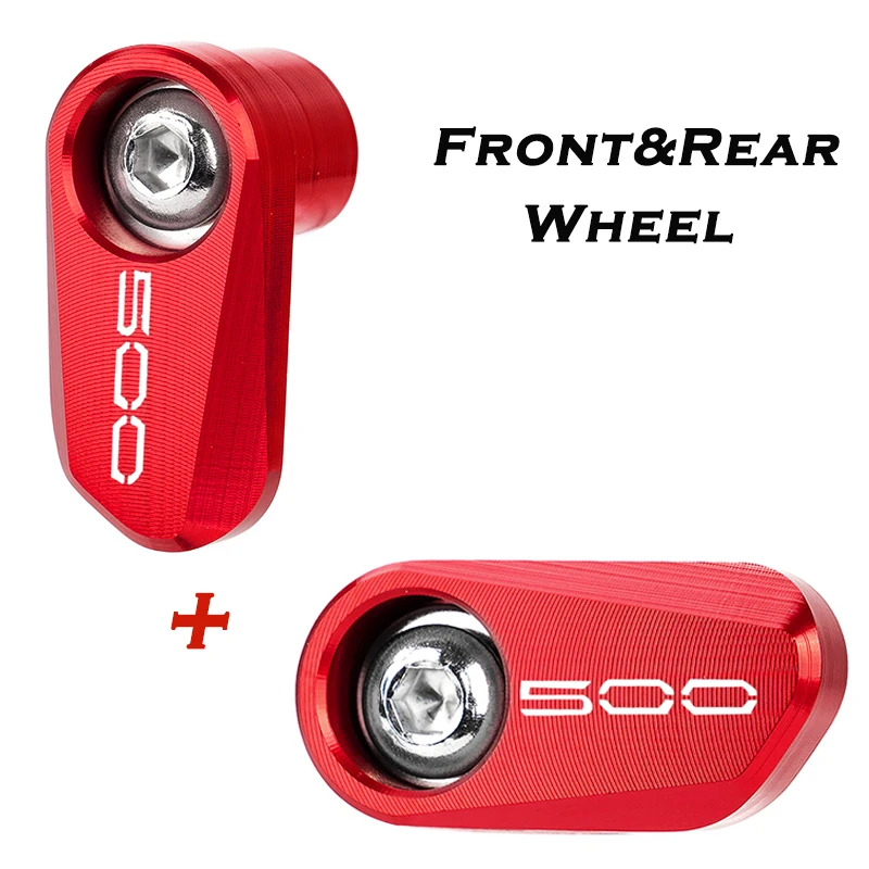 

Для Kawasaki Ninja 500 Ninja500 Z500 Z500 2024 2025 мотоцикла с ЧПУ, алюминиевое переднее и заднее колесо, датчик ABS, защитная крышка