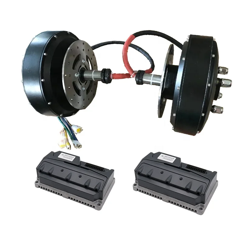 

1500w Brushless DC Wheel In Hub Motor Kits with 60A Sine Wave Controller for E-car