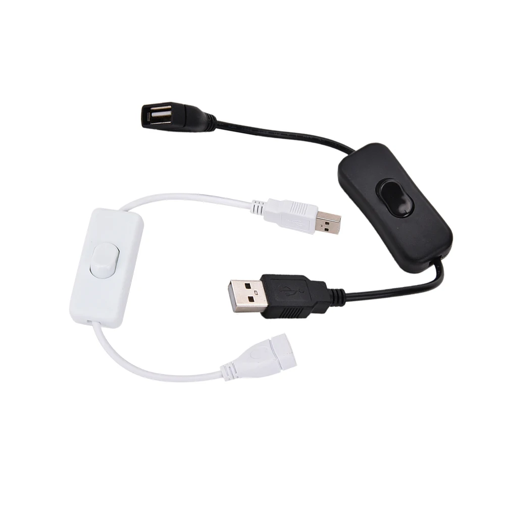 

Высококачественный медный USB-кабель Woopower, штекер-гнездо, кабель включения/выключения, переключатель, лампа, линия питания 28 см, 1 шт.