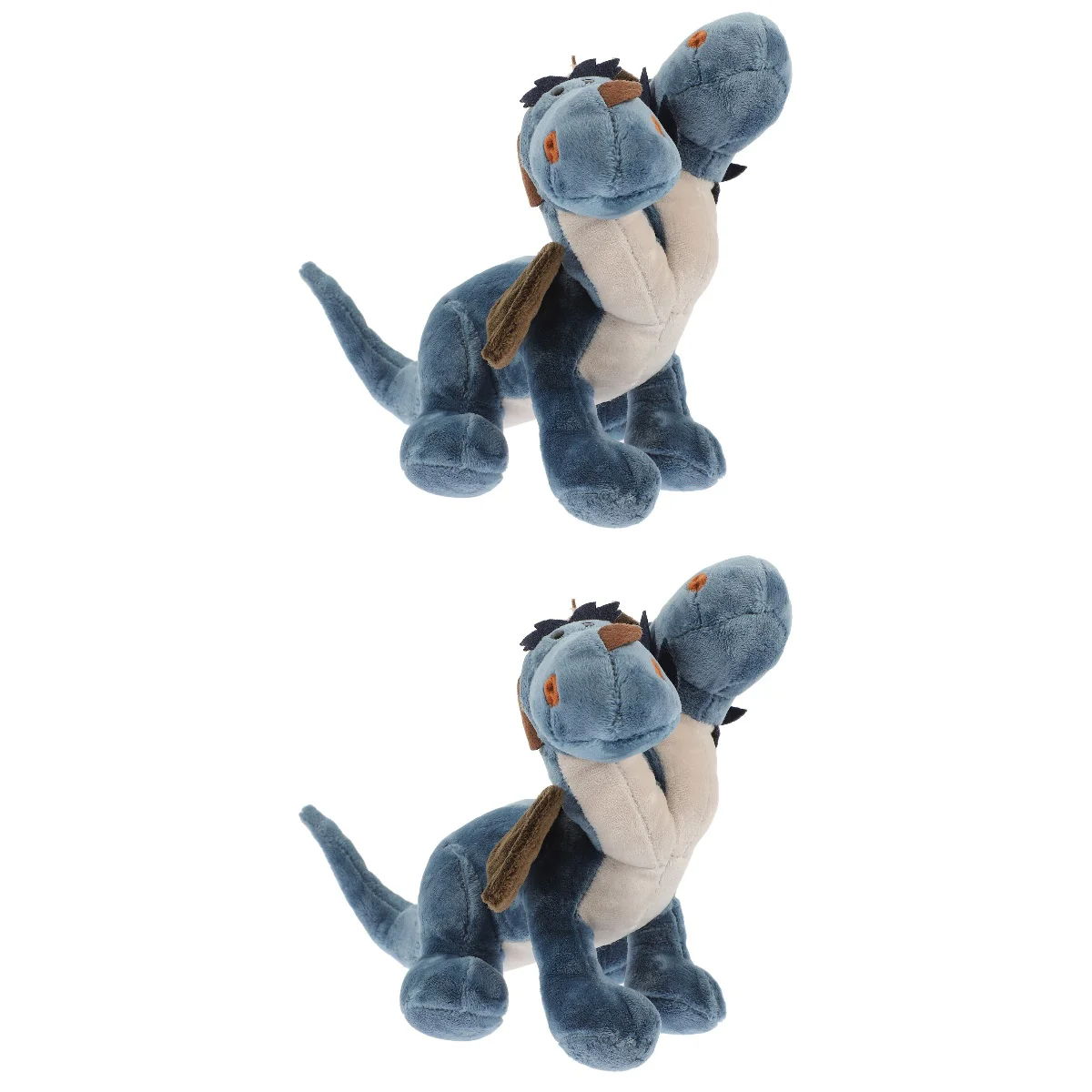 

Set 2 Wyvern Dinosaur Toys Plush Girls Stuffed Pp Cotton Pillows Kids Cartoon