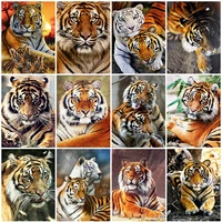 zooya 5d diy diamond painting tiger full square diamond embroidery animals rhinestone picture mosaic sale home decor gift