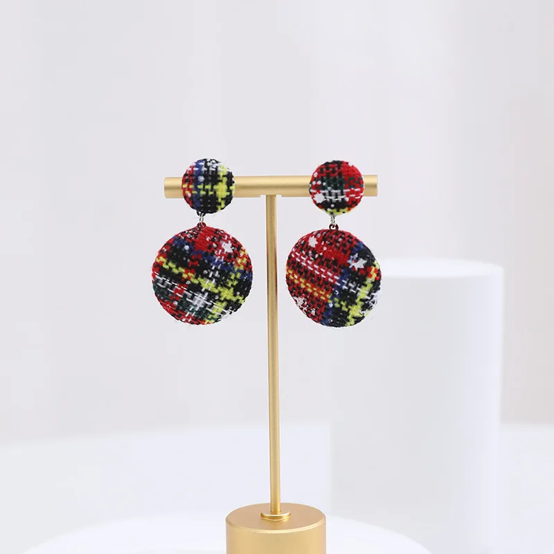 Осень и зима Рождество Снежинка геометрические круглые красные зеленые