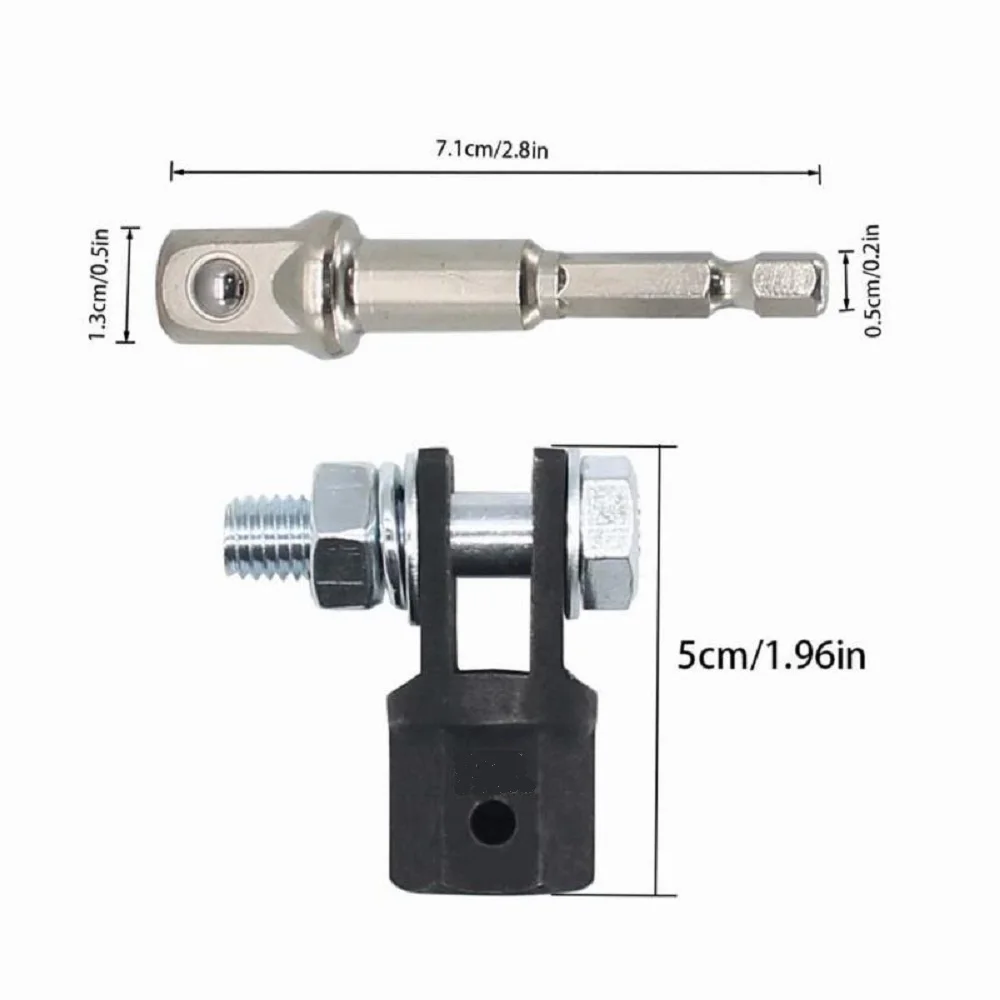 

Universal Scissor Car Jack Shear 1/2 Inch Chrome Vanadium Steel Adapter Disassemble Tool Steel Ball Joint Rod Impact Wrench Tool