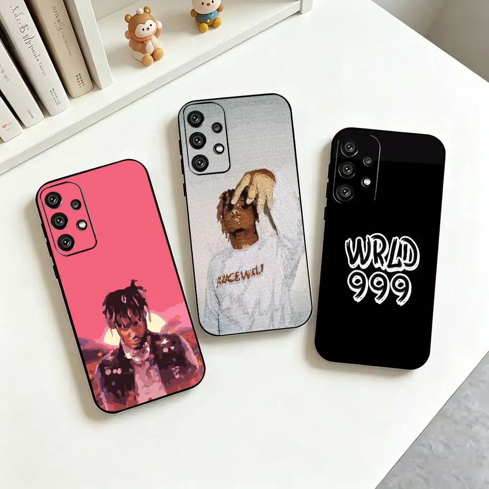 Фото Чехол для телефона Rapper 999 J-Juice W-WRLD для Samsung S25, S24, S21, S22, S23, S30, Ultra, S20, Plus, FE, мягкий силиконовый, черный №1