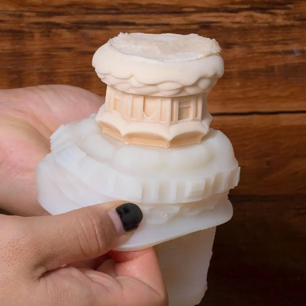 Силиконовая форма в китайском стиле Longhua Tower имитация мягкой формы для пудинга