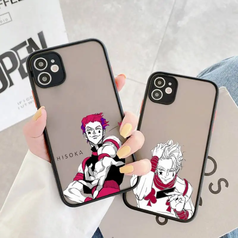 

Hisoka Anime Hunter X Phone Case matte transparent For iphone 11 12 13 7 8 plus mini x xs xr pro max cover