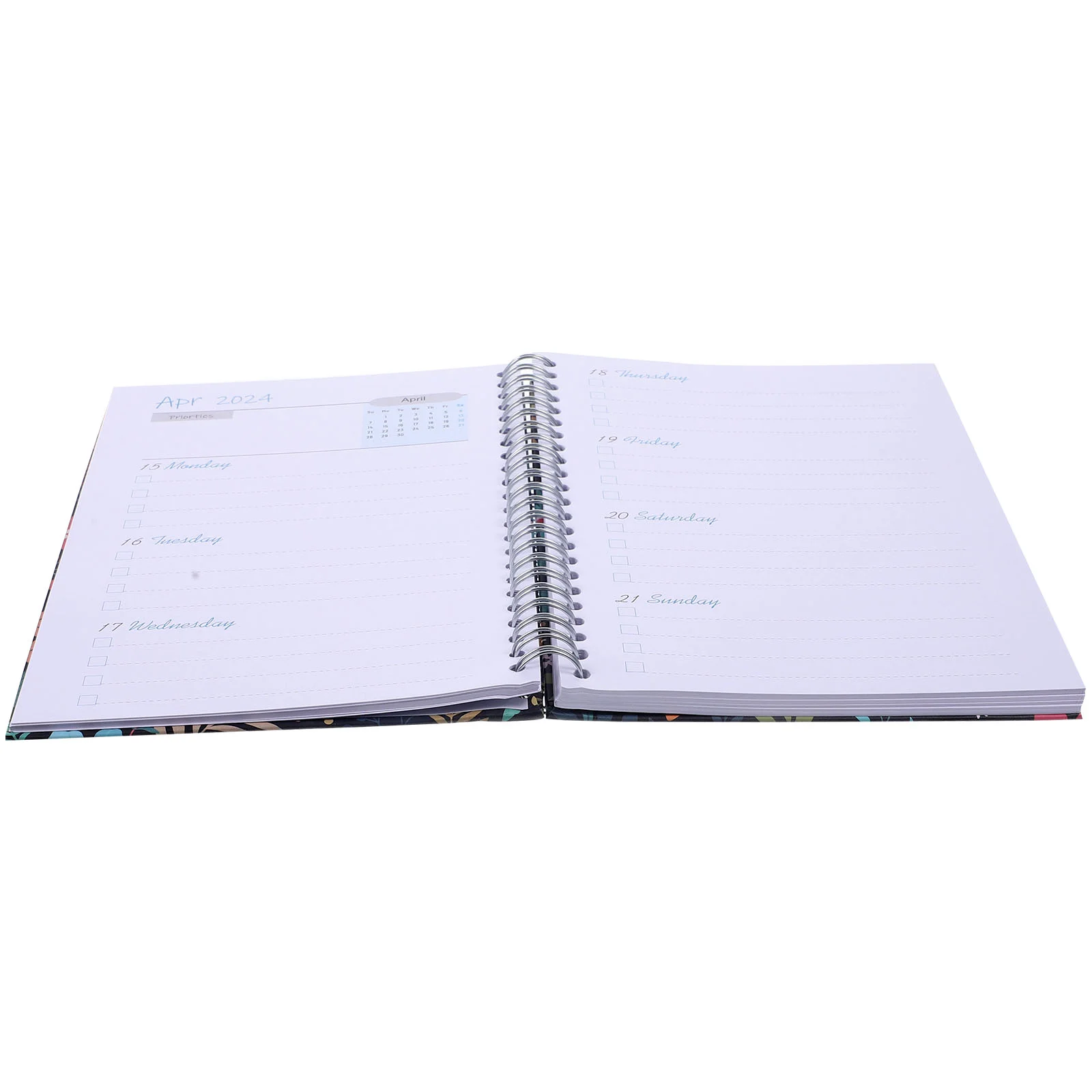 

Possible output: "2024 Daily Planner Weekly Appointment Book A5 Floral Yearly Agenda Calendar Organizer Hardcover