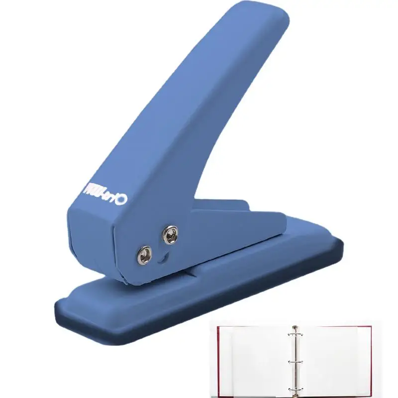 

Handheld Hole Punch Single Paper Hole Punch Single Hole Punching Machine For Paper Particleboard Cardstock Art Project Anti-Skid