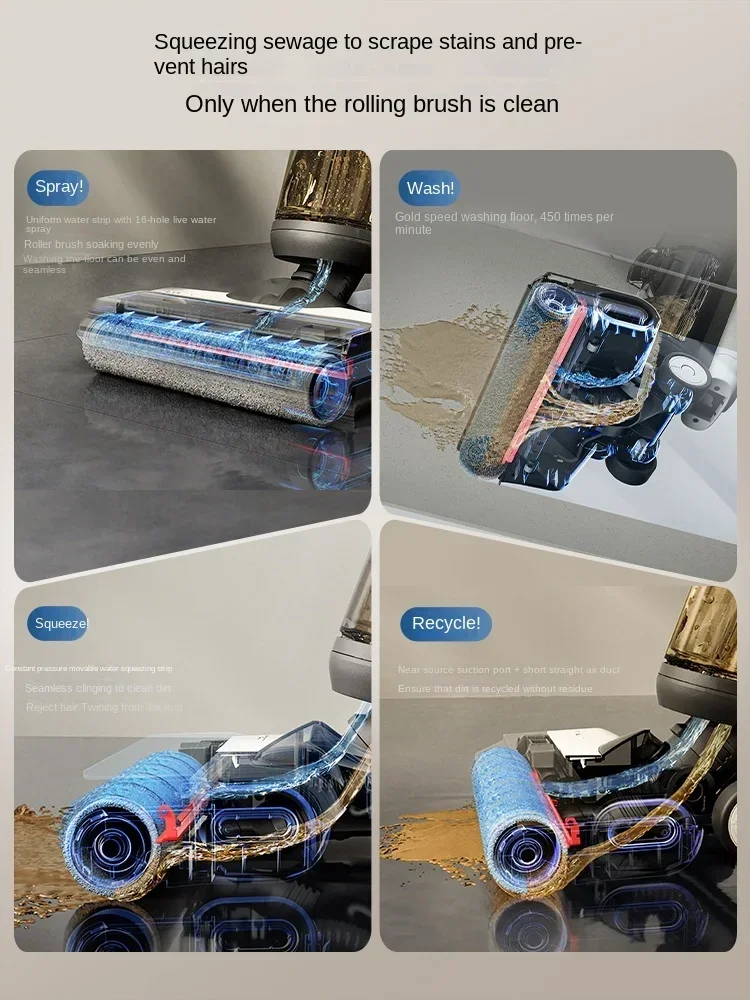 TINECO Wiper Pro Стиральная машина для пола Всасывающая и перетаскивающая