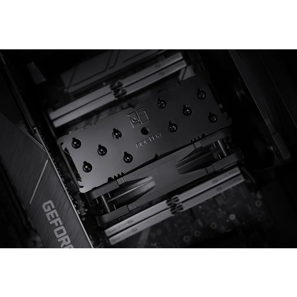 Фото Noctua NH-U12S Chromax. Черный чехол для компьютера кулер для процессора радиатор 120 мм PWM вентилятор Молчание ЦП охлаждение для Intel LGA2066 2011 115X AM4 №4