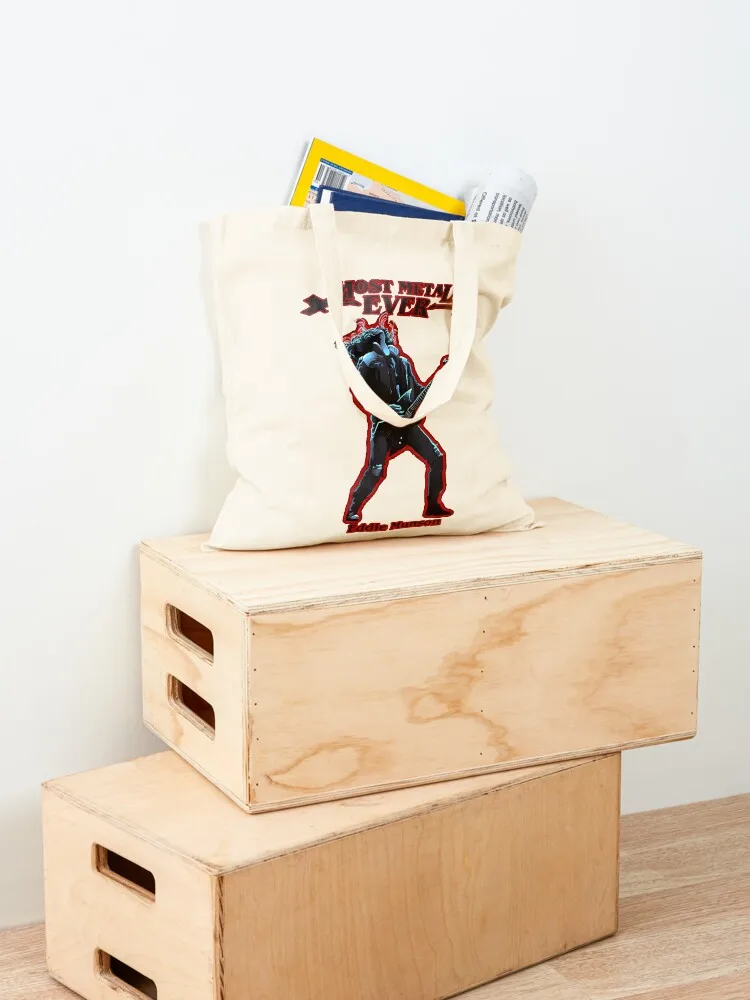 Большая сумка Eddie munson для гитары Power Music тканевая сумка-тоут на заказ холщовая