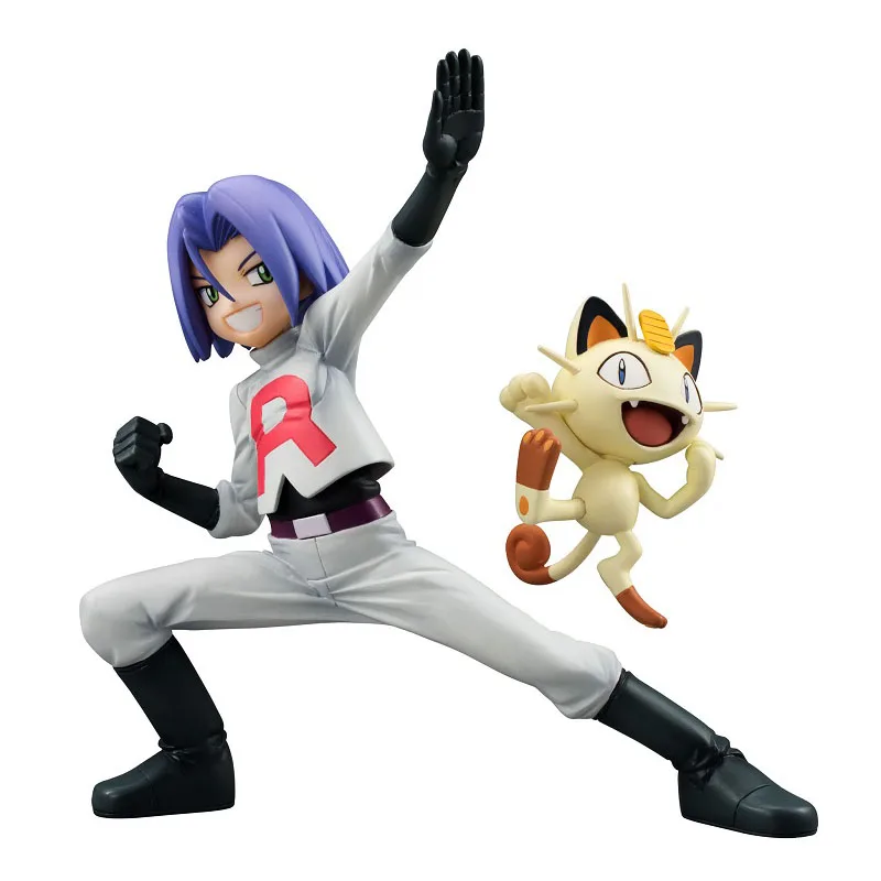 

MegaHouse GEM Pokemon James Meowth Аниме фигурки, коллекционные экшн-игрушки