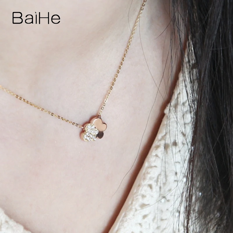 BAIHE однотонное 14K желтое розовое золото, натуральные бриллианты, женское ювелирное изделие, изготовление ювелирных изделий بة السالسبة بة (art.: 7a875ed3d) - 7a875ed3d