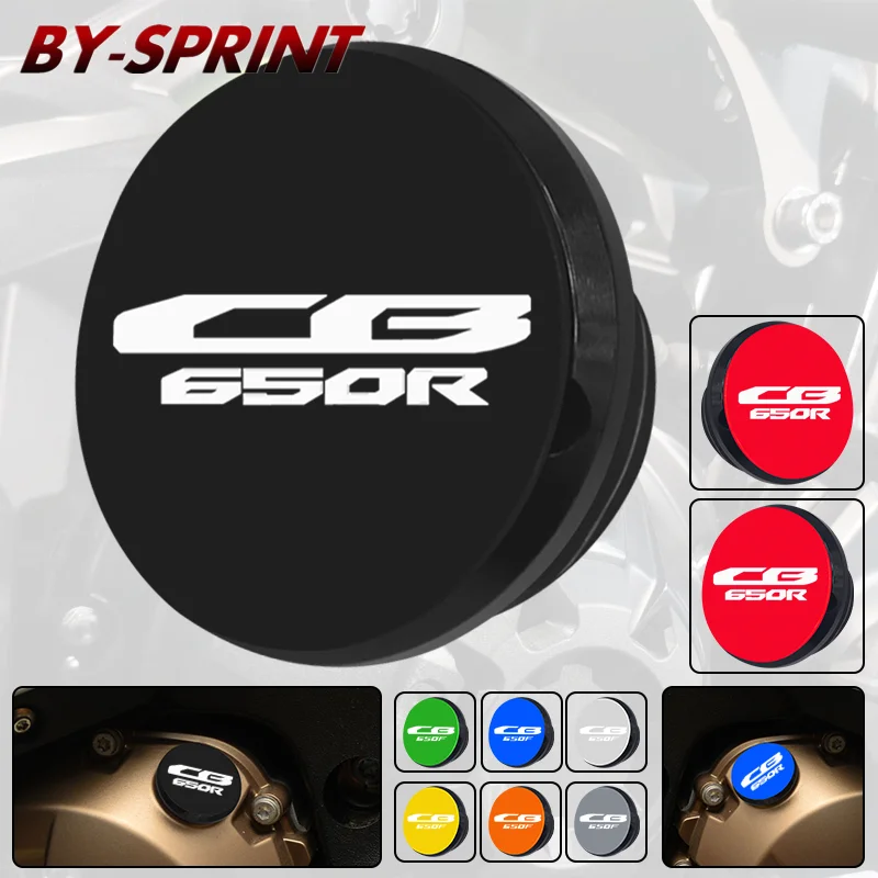 

New M20*2.5 Motorcycle Modified CNC Engine Oil Filter Cup Plug Cover Accessories & Logo For Honda CB650F CB650R CB 650R/650F