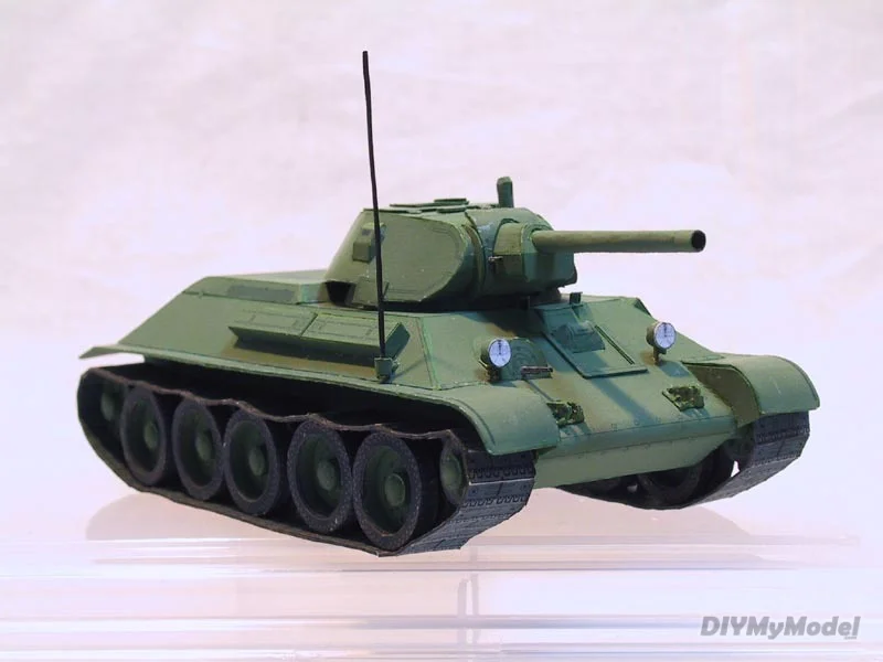

DIYMyModeI советский t34-85 средний танк DIY ручной работы Бумага модель комплект ручной работы игрушки головоломки подарок фильм реквизит