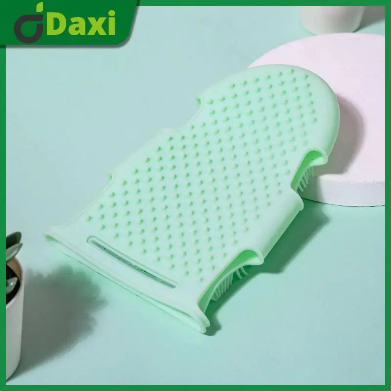 

Washing Shower Tool Bath Pad Bath Gloves For Body Portable Bath Brush Easy To Use Exfoliating Shower Gloves Silicone Massager