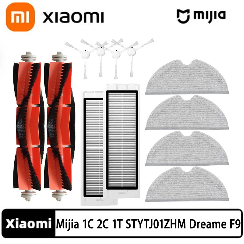 Робот-пылесос Xiaomi Mijia 1C 1T Mi Dreame F9, фильтр НЕРА, основная боковая щетка, насадка на швабру, аксессуары для робота-пылесоса - купить по выгодной цене - Топ-200 товаров с Али