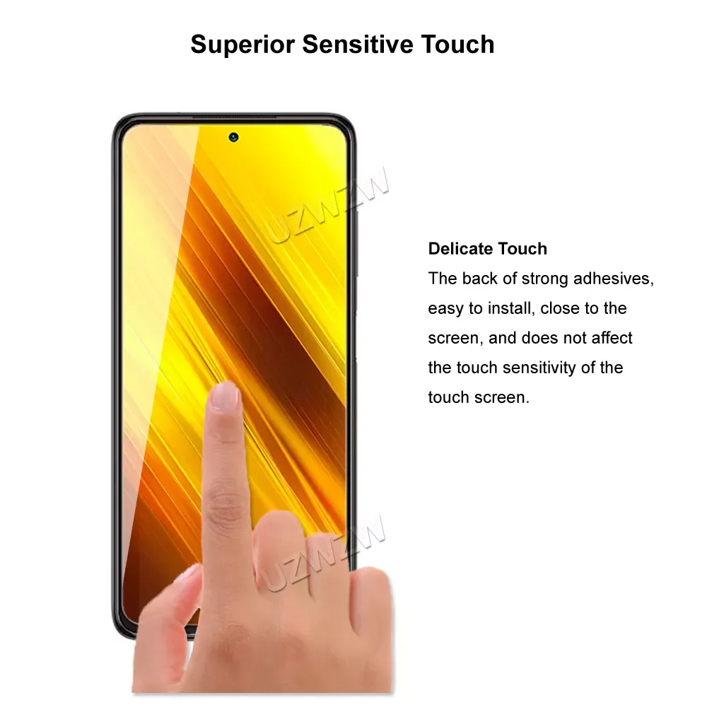 For Xiaomi Poco X3 NFC / X3 Pro / X3 GT 5G Full Coverage Tempered Glass Phone Screen Protector Protective Guard Film 2.5D