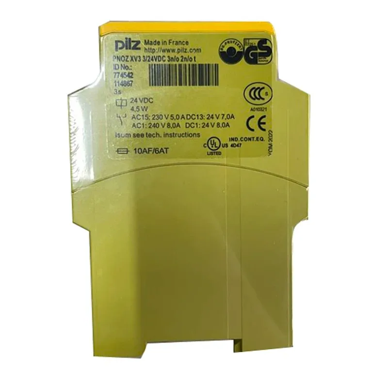 Реле безопасности PNOZ XV3 3/24 В постоянного тока