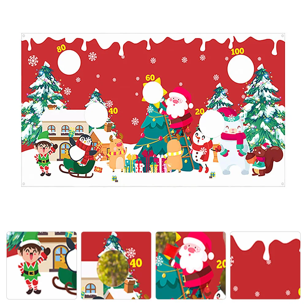 

Christmas Toss Game Games Toys Throwing Ring Banner Bean Bag Reindeer Party Kids Gifts Holiday Target
