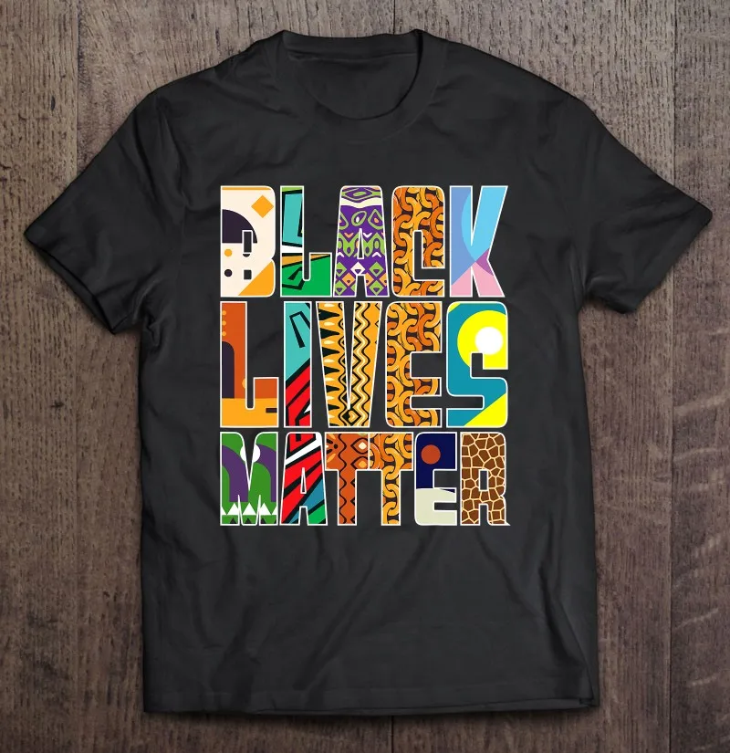 

Черная живая материя Blm разнообразие росписи искусство черная история футболка для мужчин футболка Блузка футболки мужские Графические фу...