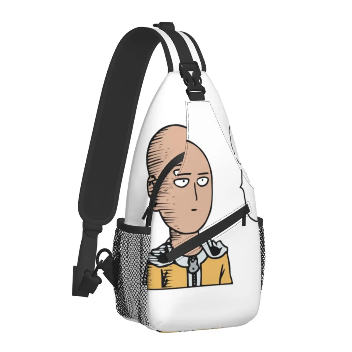 

One Punch Man Ok Chest Bags Men Anime Designer Shoulder Bag Streetwear School Crossbody Bag Travel Motorcycle Sling Bags