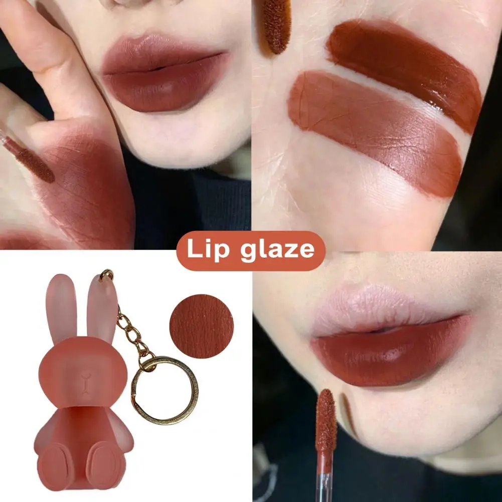 

Non-sticky Lip Gloss Vibrant 1.8g Lip Gloss Waterproof Non-sticky Moisturizing Lip Makeup for Women Plump Lips with Matte Effect
