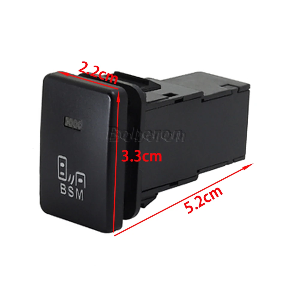 Автомобисветильник Светодиодная лампа DRL BSM кнопка переключения с проводом