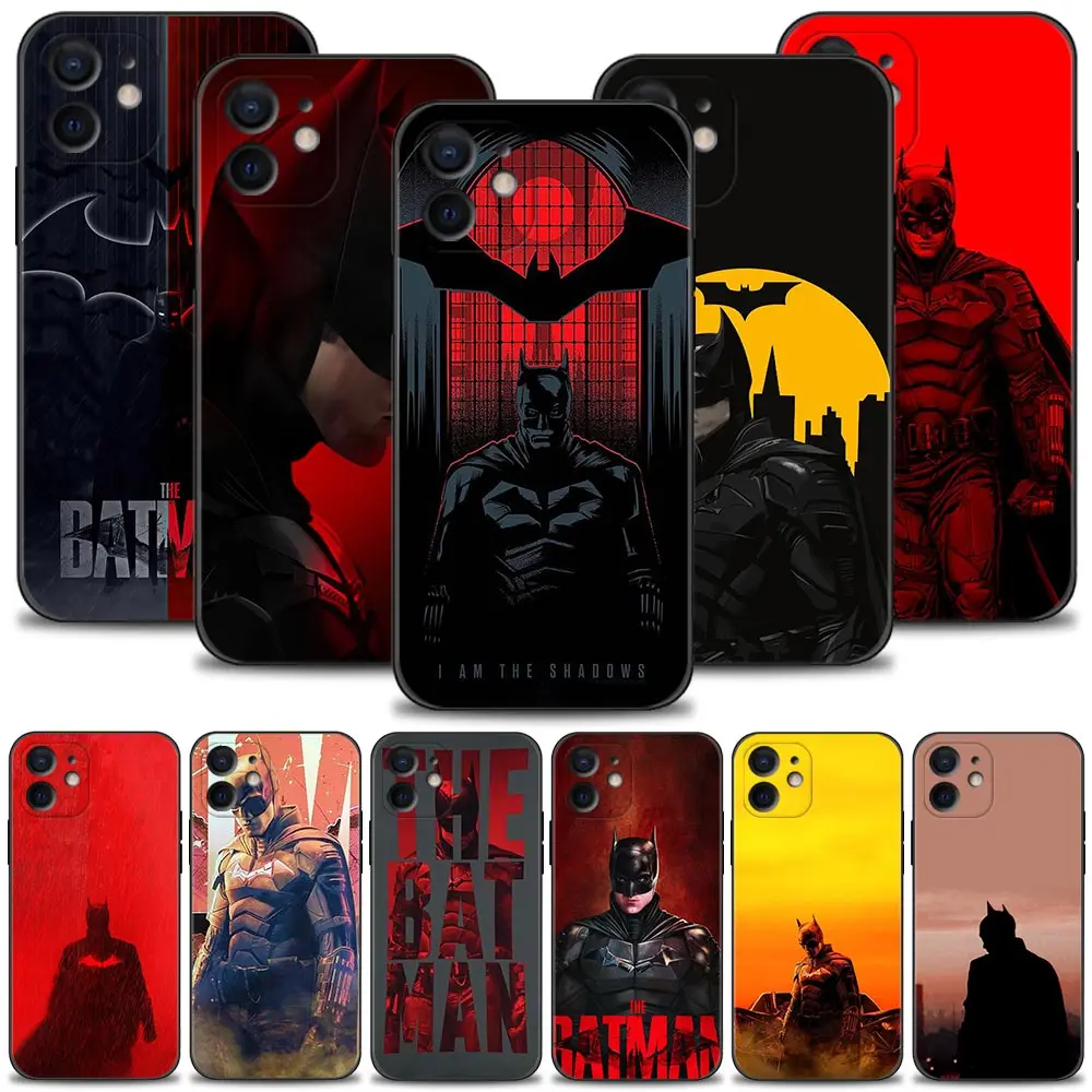 

Phone Case For Apple iPhone 13 11 12 Pro Max XR X 8 7 6 6S Plus XS 13mini 5 5S SE Cover Silicone Shell New Batman and Catwoman