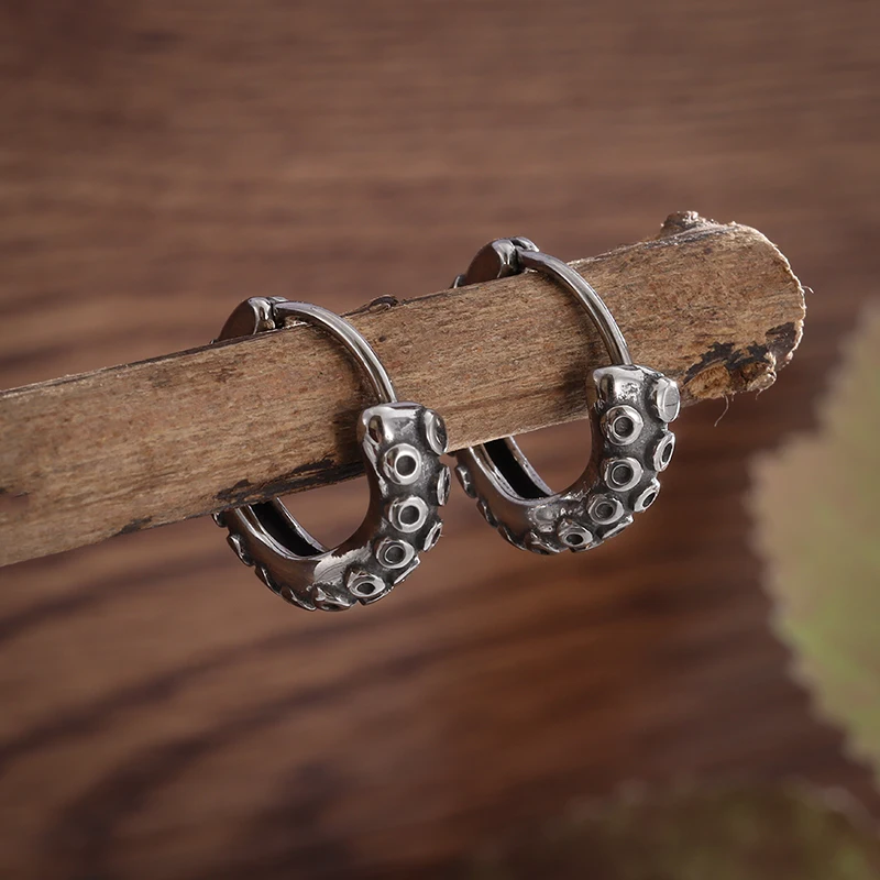 Гипоаллергенные серьги для мужчин и женщин в стиле ретро