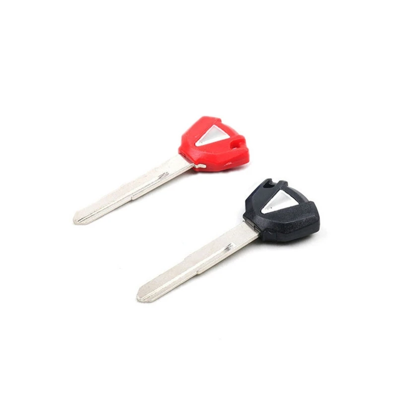 

2x Uncut Remote Ignition Key Transponder Blank Key Compatible with Kawasaki-ZXR ZZR250 Z750 Motorbike Scootor Motorcycle