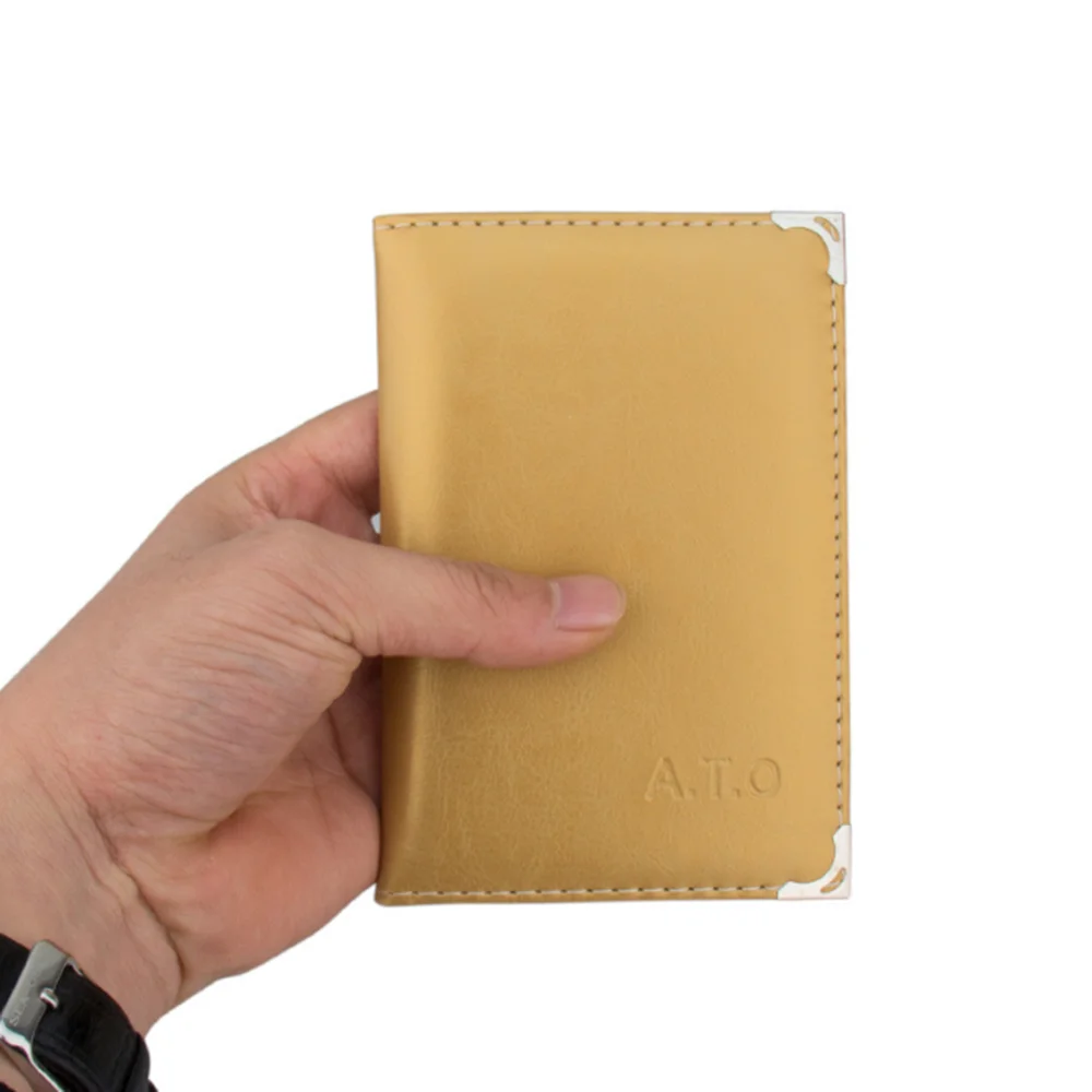 

Driver License Holder Russia Auto Business Card Holder Unisex Solid Color Card Cover for Documents Designer Square Travel Wallet