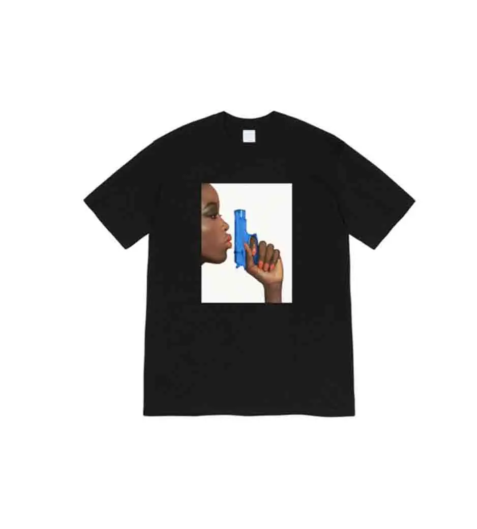 

Best Quality 21SS Bogo Tees Water Pistol Print T shirt Men Women Hip hop Streetwear Top Tees Fashion Skateboard Top Tee
