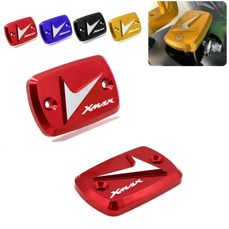 

For YAMAHA XMAX 250 300 400 XMAX300 X-MAX250 2017 2018 2019-2021 Motorcycle Modify Accessories Brake Tank Cover CNC Aluminum Cap
