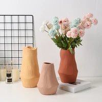 home decoration ceramic vase creative nordic flowers wide mouth flower arrangement art soft cabinet living room decoration gift